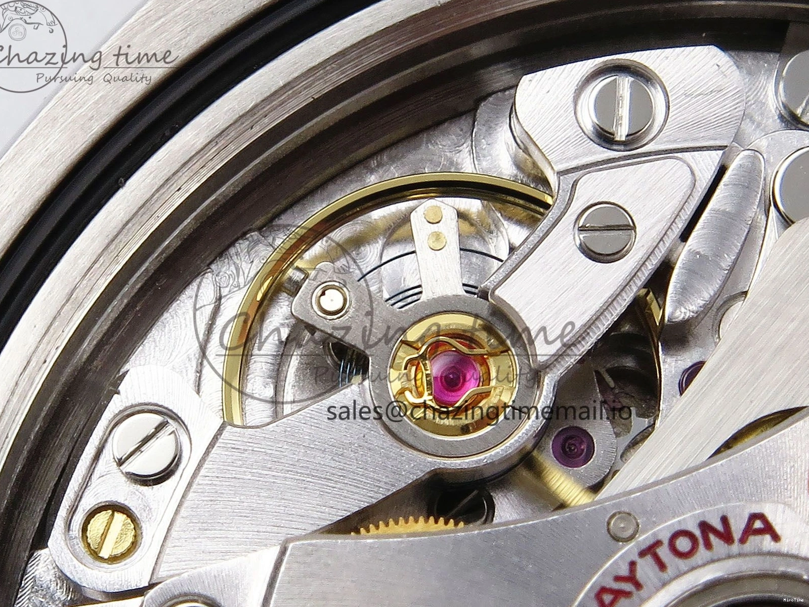 MiroTime 0216 Daytona 116506 Clean 1:1 Best Edition Ice Blue Dial Arabic Markers on SS Bracelet SA4130 V EasyCare 1344